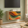 Vidaxl wandgemonteerd tv-meubel bonn 69 x 33 x 40 cm sonoma eiken