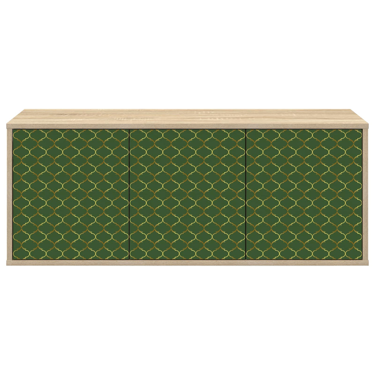 Vidaxl wandgemonteerd tv-meubel geleen 102 x 33 x 40 cm sonoma eiken