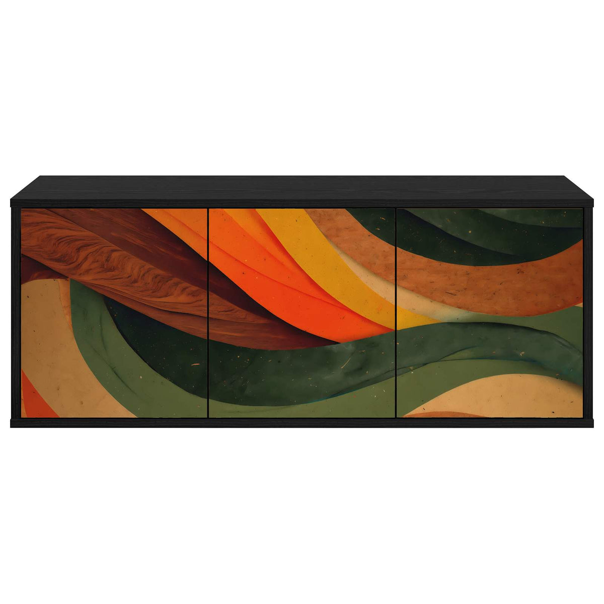 Vidaxl wandgemonteerd tv-meubel bonn 102 x 33 x 40 cm zwart eiken