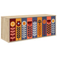 Vidaxl wandgemonteerd tv-meubel essen 102 x 33 x 40 cm sonoma eiken