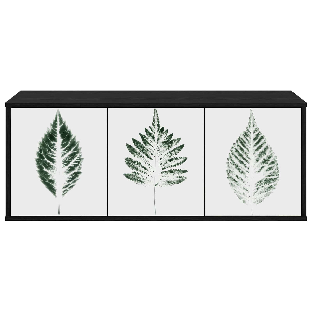 Vidaxl wandgemonteerd tv-meubel hanau 102 x 33 x 40 cm zwart eiken
