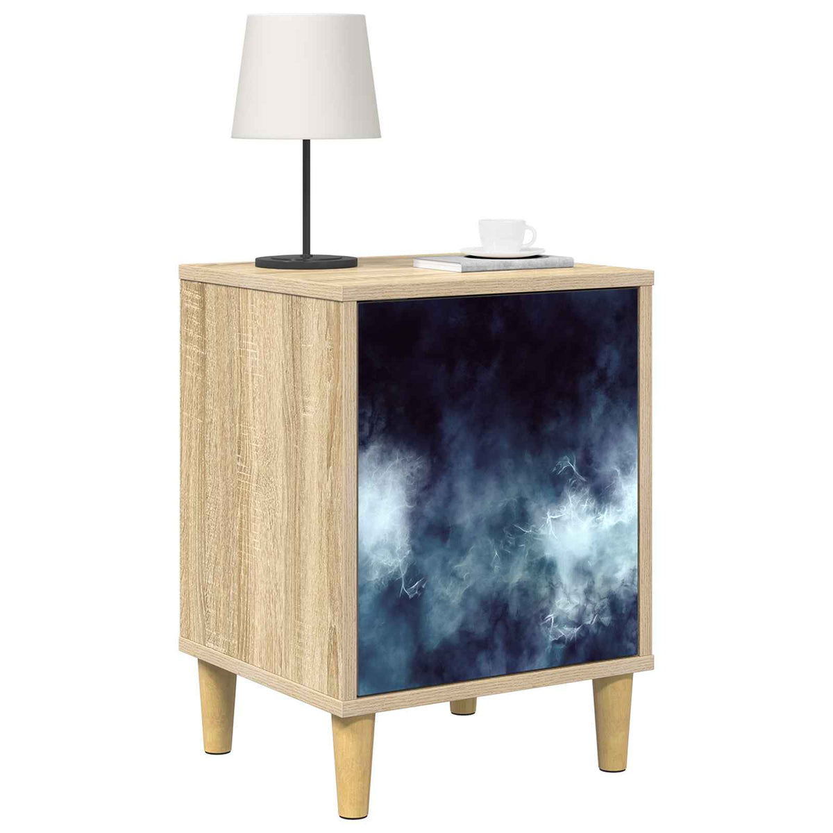 Vidaxl nachtkastje raalte 2 st sonoma eiken 36 x 33 x 50 cm