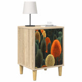 Vidaxl nachtkastje zaandam 2 st sonoma eiken 36 x 33 x 50 cm