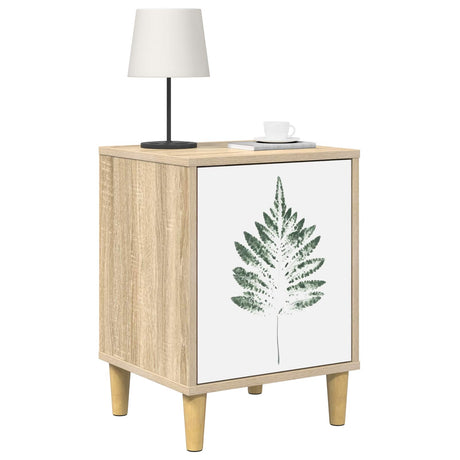 Vidaxl nachtkastje hanau sonoma eiken 36 x 33 x 50 cm bewerkt hout