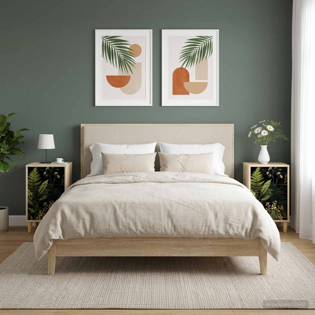 Vidaxl nachtkastje rhenen 2 st sonoma eiken 36 x 33 x 60 cm