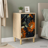 Vidaxl nachtkastje lochem sonoma eiken 36 x 33 x 60 cm bewerkt hout