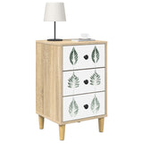 Vidaxl nachtkastje hanau 2 st sonoma eiken 36 x 33 x 60 cm