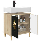 Vidaxl badkamerkast bremen sonoma 60 x 40 x 60 cm bewerkt hout