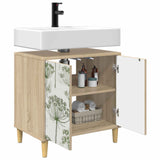 Vidaxl badkamerkast gotha sonoma 60 x 40 x 60 cm bewerkt hout