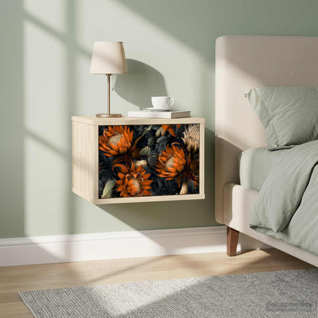 Vidaxl wandkastje lochem sonoma eiken 36 x 33 x 25 cm bewerkt hout