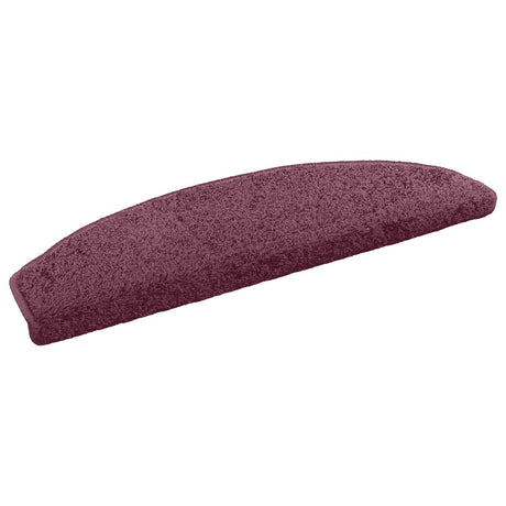 Vidaxl zelfklevende trapmatten 15 st 80 x 24,5 x 3,5 cm donker paars
