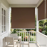Vidaxl buitenrolgordijn uv-bescherming taupe 100 x 230 cm (b x h)