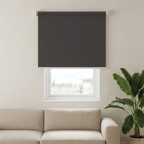 Vidaxl buitenrolgordijn uv-bescherming antraciet 100 x 230 cm (b x h)
