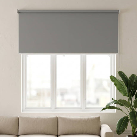 Vidaxl buitenrolgordijn uv-bescherming lichtgrijs 100 x 230 cm (b x h)