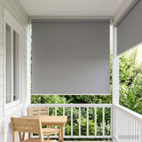 Vidaxl buitenrolgordijn uv-bescherming lichtgrijs 100 x 230 cm (b x h)