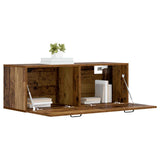 Vidaxl wandkast oud hout 100 x 36,5 x 35 cm bewerkt hout