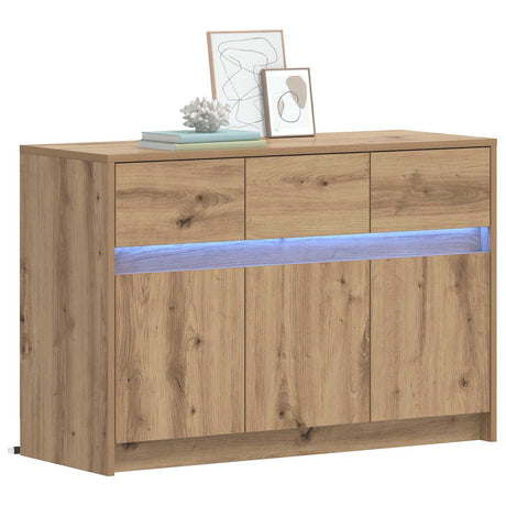 Vidaxl tv-kast 91 x 34 x 61 cm artisanaal eiken bewerkt hout