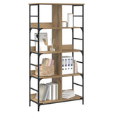 Vidaxl boekenkast 4-laags 78,5 x 33 x 153 cm metaal pb