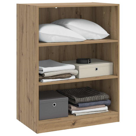 Vidaxl kledingkast artisanaal eiken 77 x 48 x 102 cm bewerkt hout