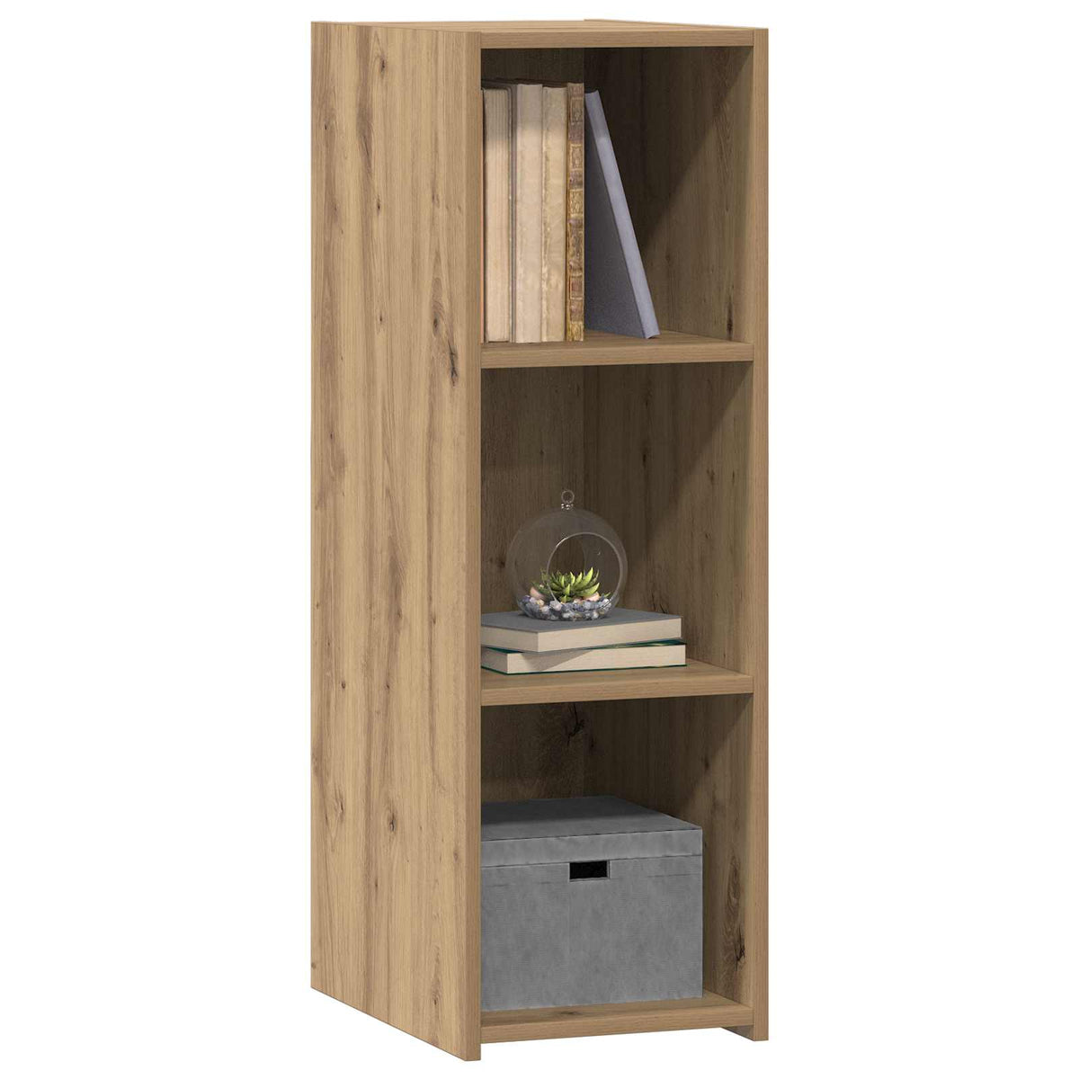 Vidaxl dressoir artisanaal eiken 30 x 41 x 93 cm bewerkt hout