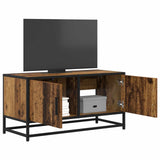 Vidaxl tv-kast 80 x 34,5 x 40 cm oud hout bewerkt hout