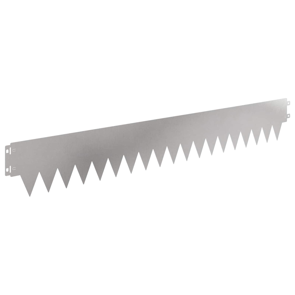 Vidaxl gazonrand 20 st 103 x 15 cm staal zilver
