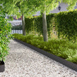 Vidaxl gazonrand 30 st 103 x 20 cm staal zwart