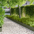 Vidaxl gazonrand 30 st 103 x 25 cm staal olijfgroen