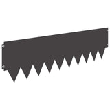 Vidaxl gazonrand 20 st 103 x 30 cm staal zwart