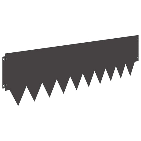 Vidaxl gazonrand 20 st 103 x 30 cm staal zwart