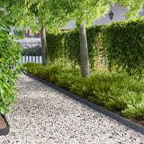 Vidaxl gazonrand 30 st 103 x 10 cm staal antraciet