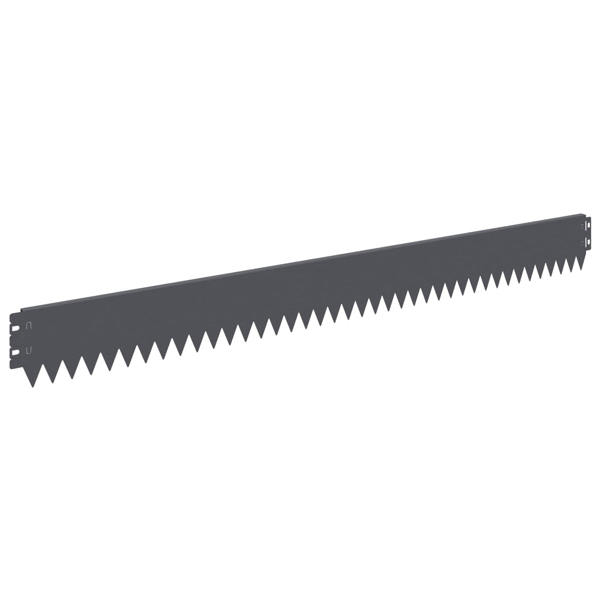 Vidaxl gazonrand 30 st 103 x 10 cm staal antraciet