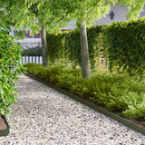 Vidaxl gazonrand 50 st 103 x 10 cm staal olijfgroen