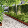 Vidaxl gazonrand 30 st 103 x 15 cm staal roestkleurig