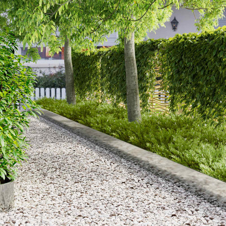 Vidaxl gazonrand 20 st 103 x 25 cm staal zilver