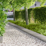 Vidaxl gazonrand 10 st 103 x 30 cm staal zilver