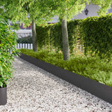 Vidaxl gazonrand met omgevouwen bovenrand 20 st 103 x 30 cm staal
