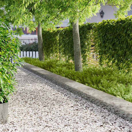 Vidaxl gazonrand 10 st 103 x 30 cm staal zilver