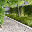 Vidaxl gazonrand 50 st 103 x 15 cm staal wit