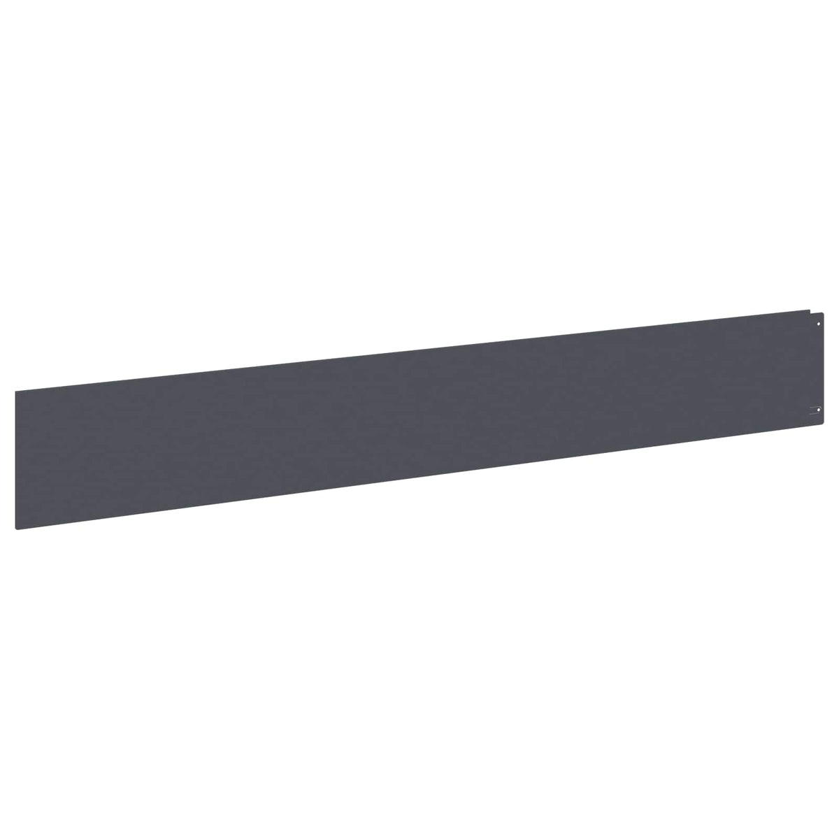 Vidaxl gazonrand 30 st 100 x 15 cm staal antraciet