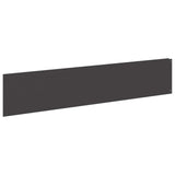 Vidaxl gazonrand 20 st 100 x 22 cm staal zwart
