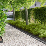 Vidaxl gazonrand 30 st 100 x 10 x 8 cm staal antracietkleurig