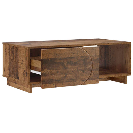 Vidaxl salontafel oud hout 95 x 50,5 x 35 cm bewerkt hout