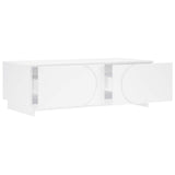 Vidaxl salontafel wit 102 x 50,5 x 35 cm bewerkt hout