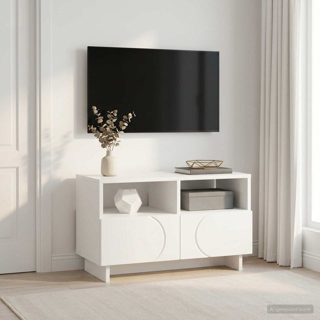Vidaxl tv-standaard 60 x 34.5 x 40 cm wit bewerkt hout
