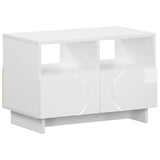 Vidaxl tv-standaard 60 x 34.5 x 40 cm hoogglans wit bewerkt hout