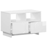 Vidaxl tv-standaard 60 x 34.5 x 40 cm hoogglans wit bewerkt hout