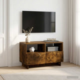 Vidaxl tv-standaard 60 x 34.5 x 40 cm gerookt eiken bewerkt hout