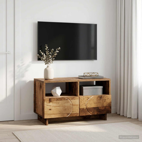 Vidaxl tv-standaard 60 x 34.5 x 40 cm oud hout bewerkt hout