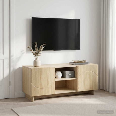 Vidaxl tv-standaard 90 x 34,5 x 40 cm sonoma eiken bewerkt hout